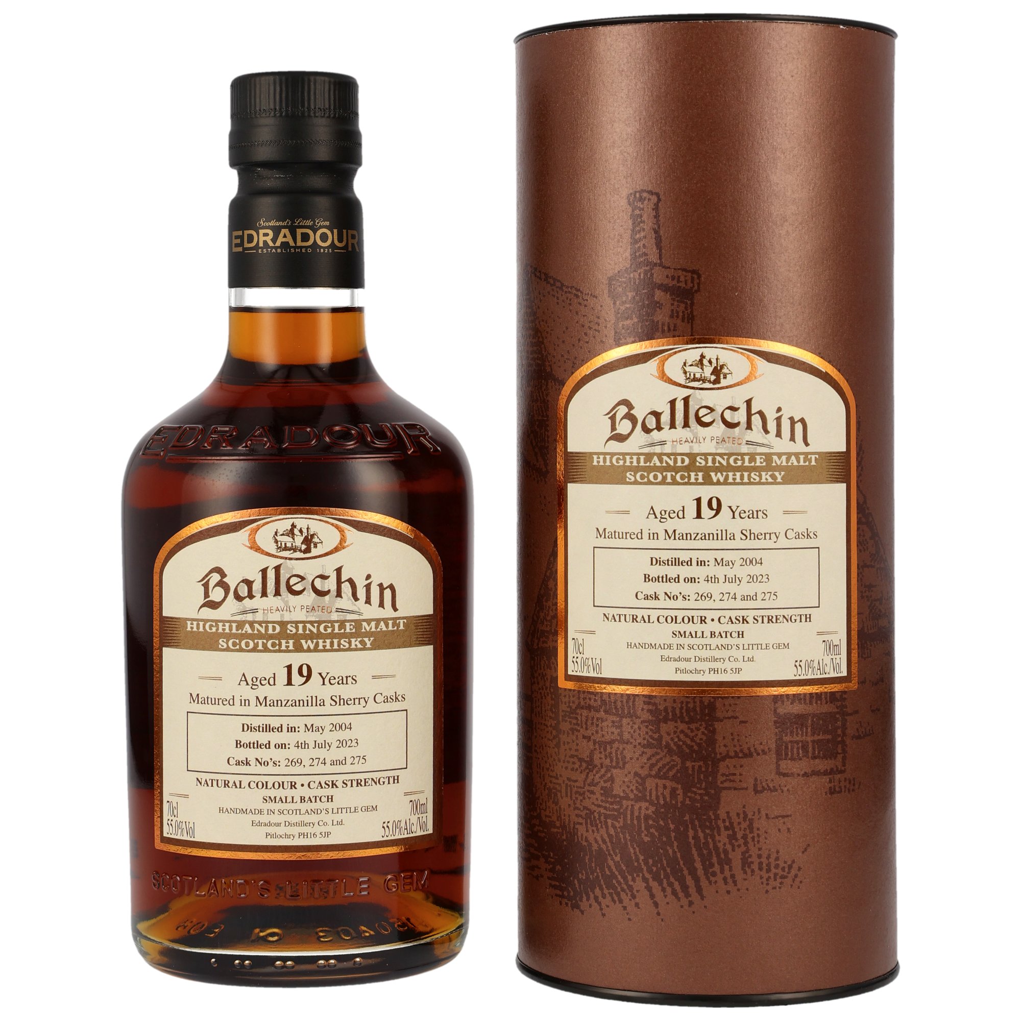 Ballechin 2004/2023 - 19 y.o. - Manzanilla Casks