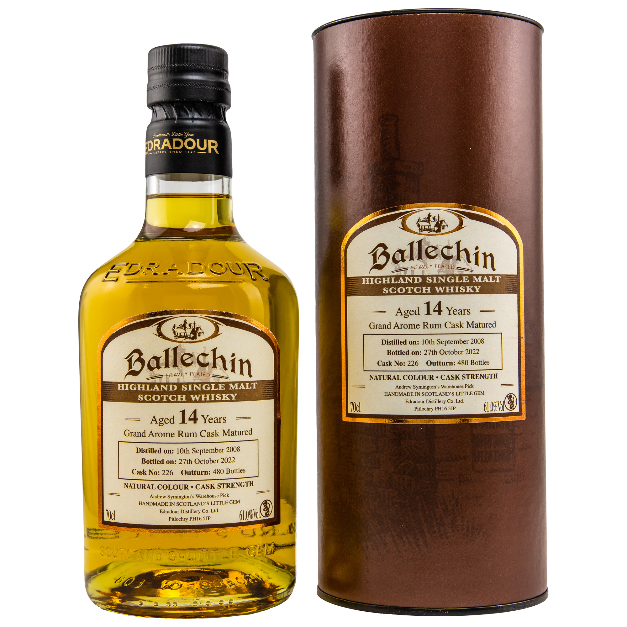 Ballechin 2008/2022 - 14 y.o. - Rum Grand Arome #226